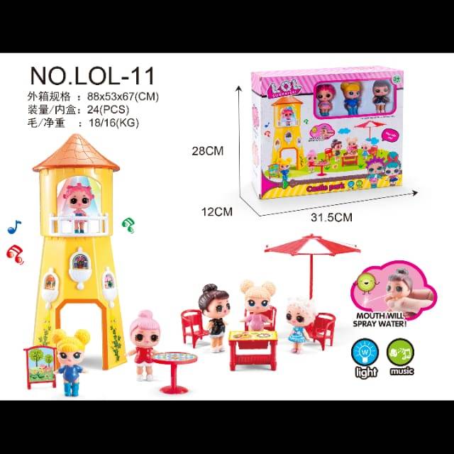 Jual LOL doll playset Castle Park with Light and Music Shopee Indonesia