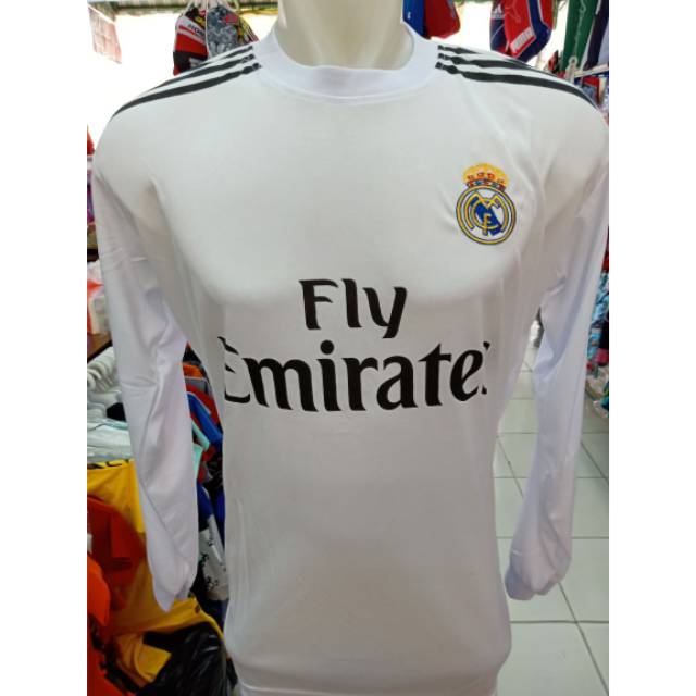 Jersey lengan panjang real madrid