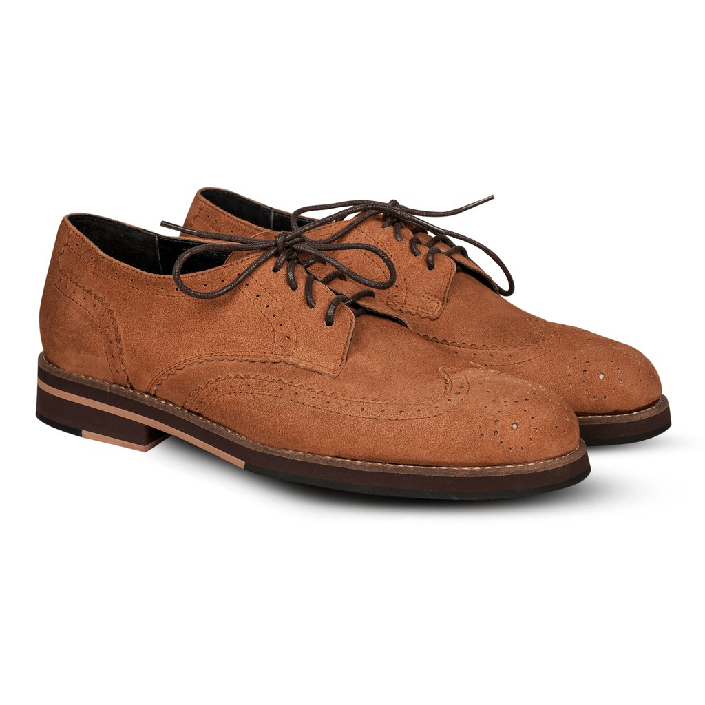 Blake Brogues Suede Tan