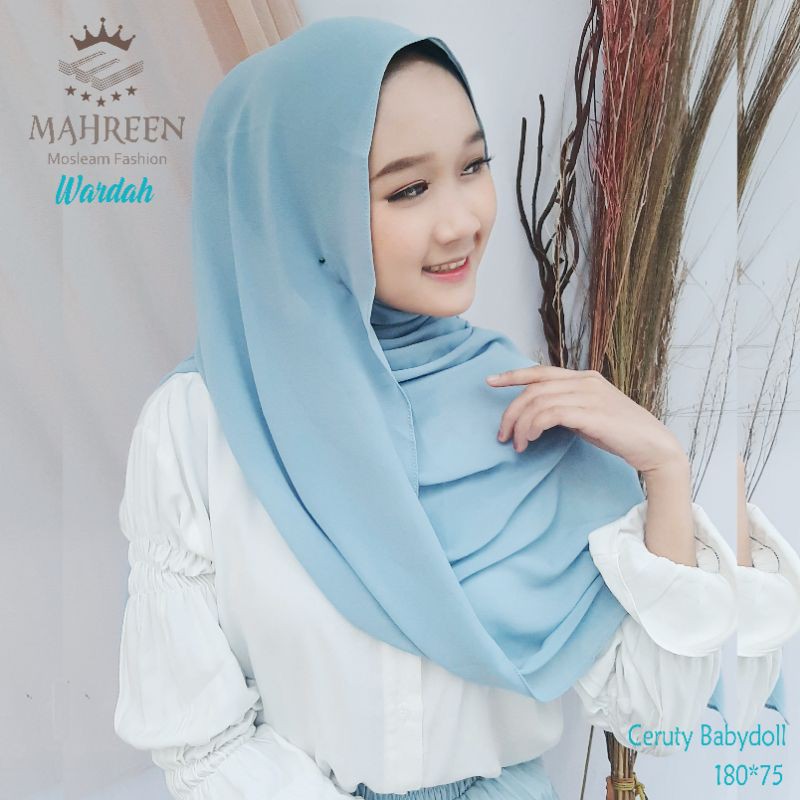 Ori Mahreen pashmina polos basic ceruty babydoll 180*75