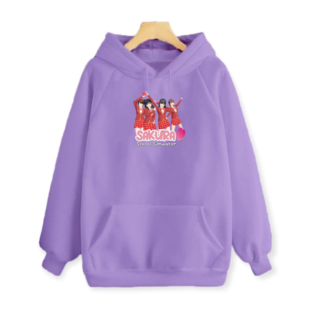 Sweater Hoodie Wanita SAKURA SCHOOL 02/ Bisa COD/ Terbaru!!!