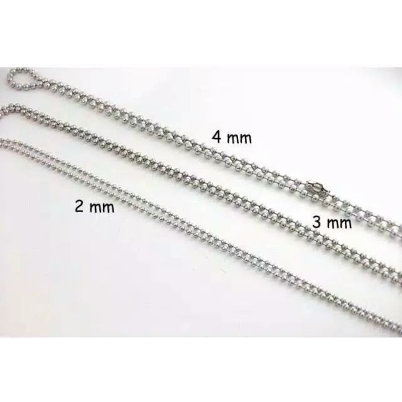 Kalung monel pria/wanita anti karat