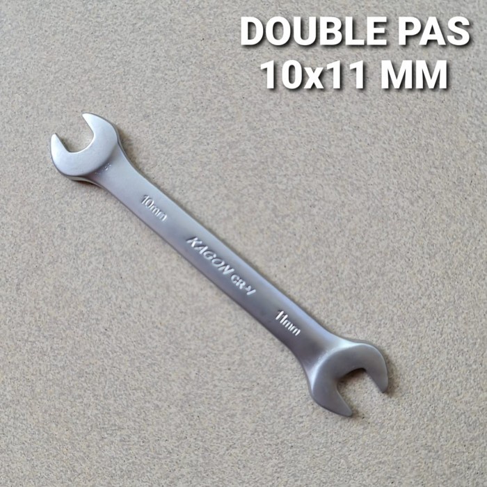 Kunci Double Pas KAGON CRV 10X11 MM