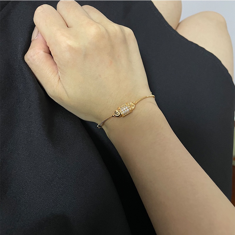 ✅COD gelang titanium rose gold gelang wanita emas mewah gelang korean style asesoris wanita gelang perhiasan emas D372