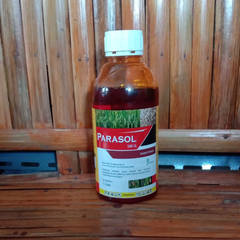 Parasol 500 SL-1 Liter (insektisida) Pengendali penggerek Batang, Putih palsu &amp; Wereng