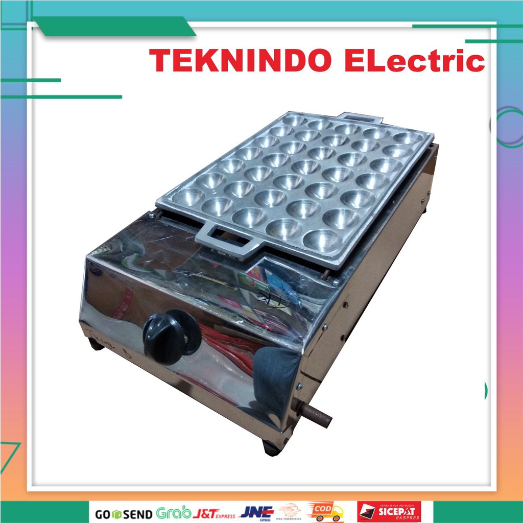 Kompor Gas Telur Puyuh,Takoyaki 1 Tungku + Cetakan