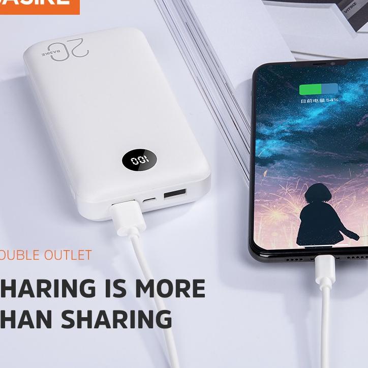 FLASH SALE  Power Bank 20000 mAh 10000 mAh Powerbank Dual USB Output 2 Input LED Display Murah Mini 