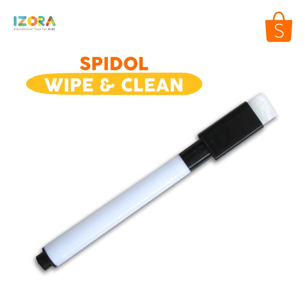 

SPIDOL WIPE CLEAN HITAM MAINAN EDUKASI ACTIVITY BOOK