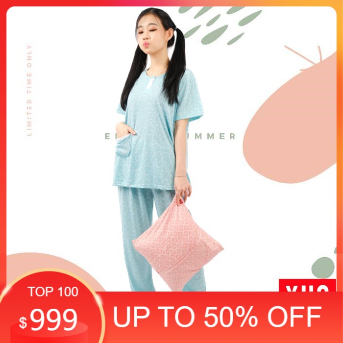 Piyama Cewek Setelan XXL Baju Tidur Jumbo Murah Wanita Kekinian