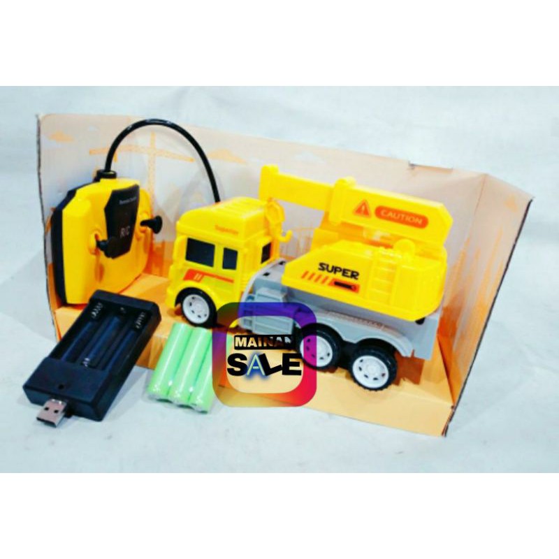 mainan mobil rc derek/mobil rc excavator/mobil rc beko/truk rc kontruksi