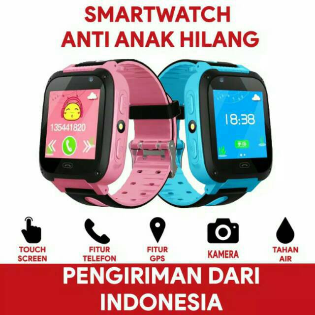 Smartwatch Jam lool like imoo Anti Air Gps anti anak hilang bisa telpon