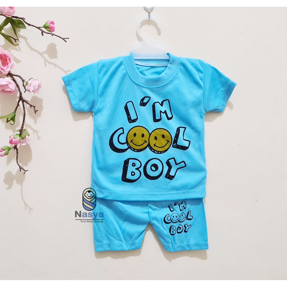 [J-008] Setelan Baju Bayi Pendek / Pakaian Laki-laki &amp; Perempuan Murah Newborn (0-6 bulan)