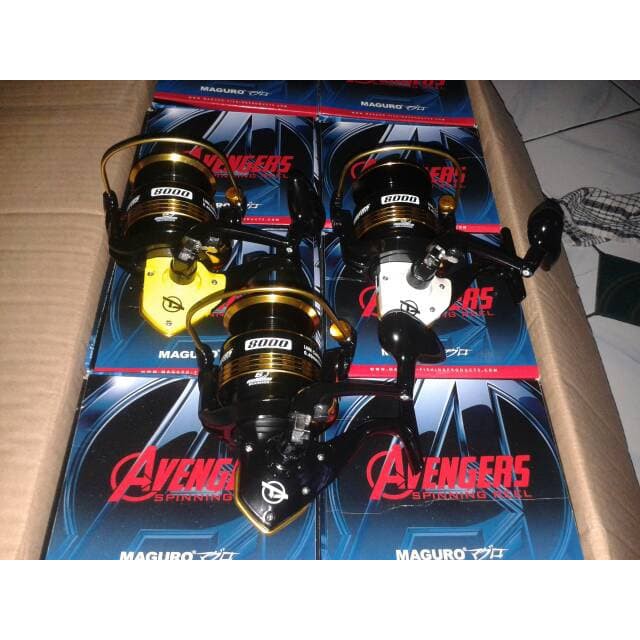 Cuci Gudang Reel Maguro Avengers 8000 (Original Maguro)
