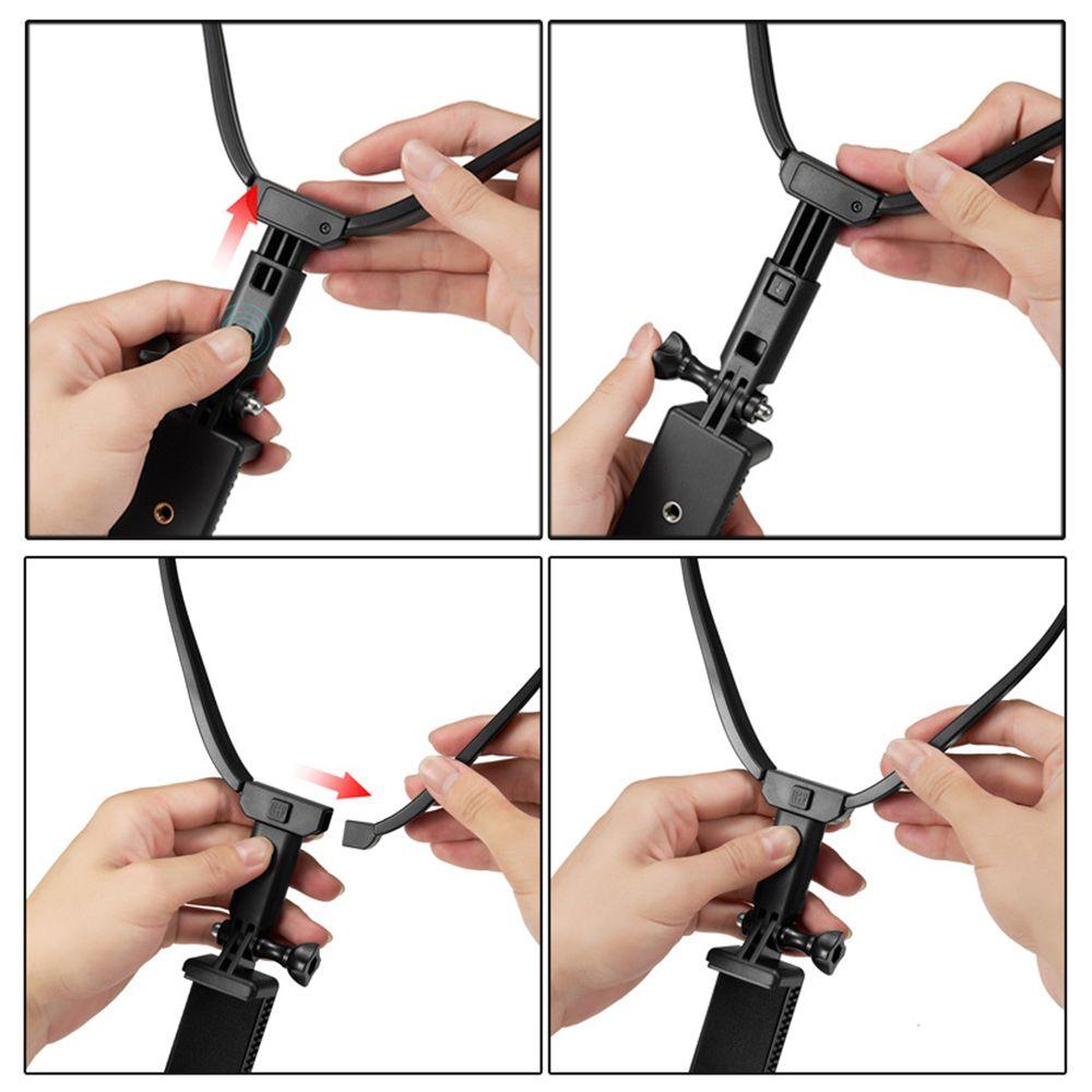 POPULAR GOPRO Populer Hold Mount Kamera Olahraga Lazy Hands Free Lanyard Strap Untuk Gopro10 9 Xiaoyi Action Camera