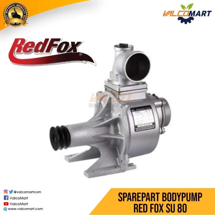 Sparepart Body Pump Redfox SU-80 3 inch Pully Pump