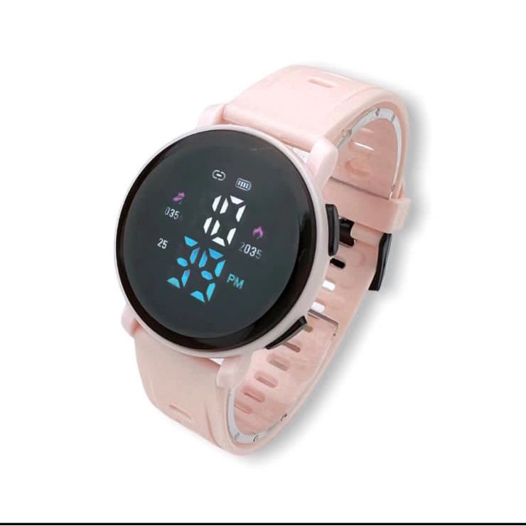 JAM TANGAN PRIA WANITA ANTI AIR  LED DIGITAL WATCH M1200 STRAP RUBBER