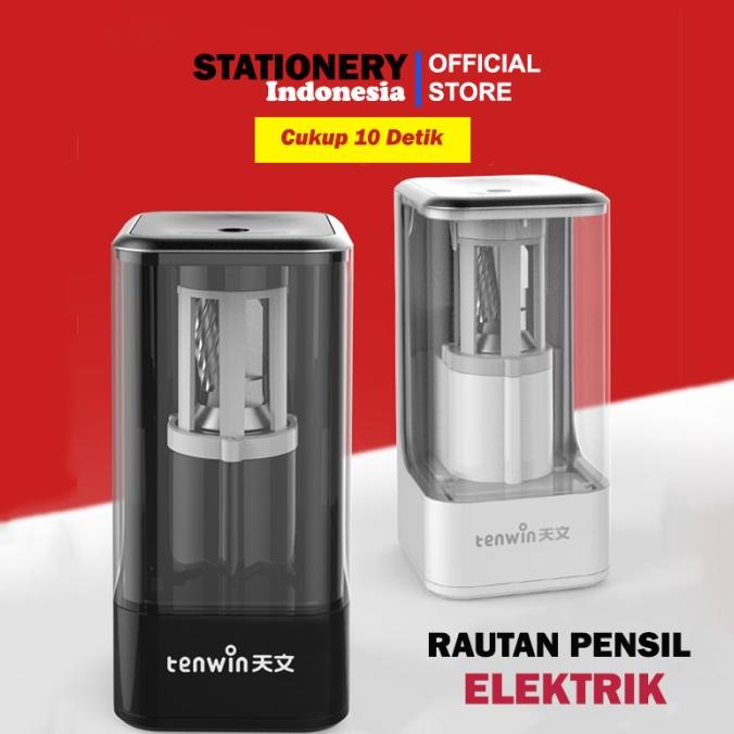 

RAUTAN PENSIL ELEKTRIK / PENCIL SHARPENER - TWINGO 8006 - Hitam