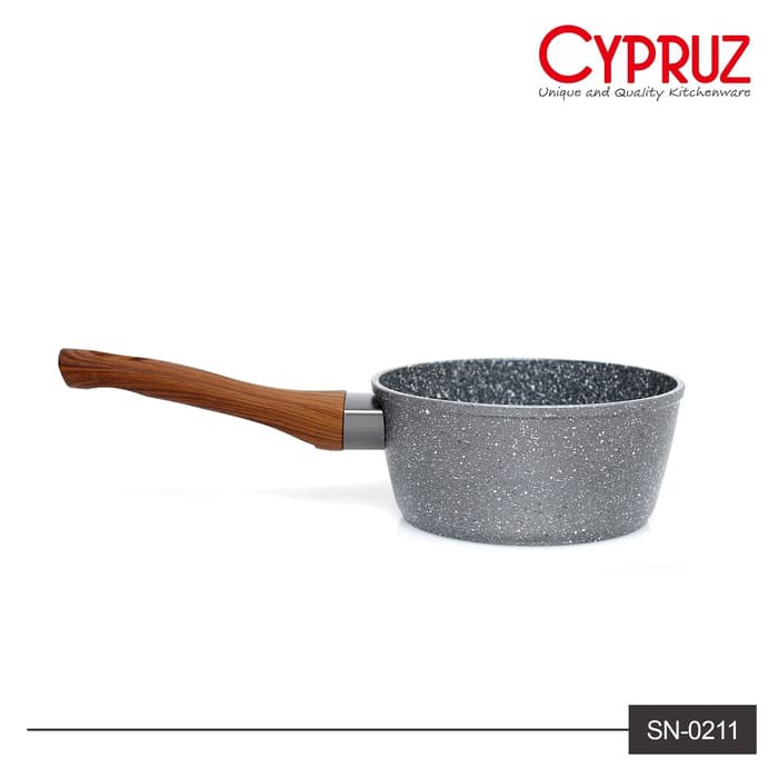 SN-0211 CYPRUZ SAUCE PAN MARBLE INDUKSI 16CM ORIGINAL BELGIUM