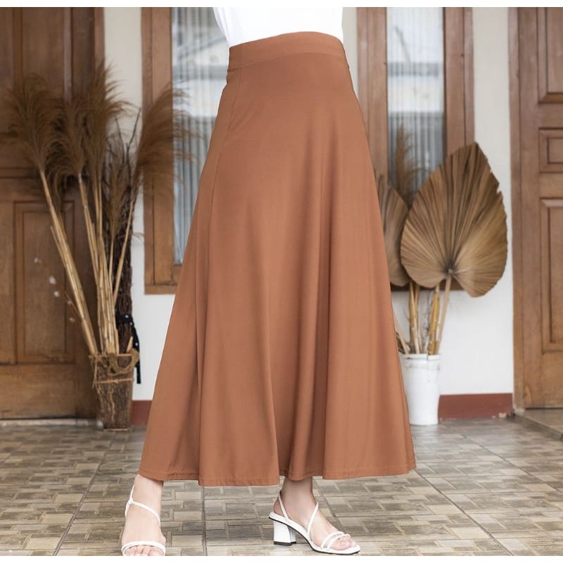 New Rok Salimah High WAIST // Rok Panjang 95 cm