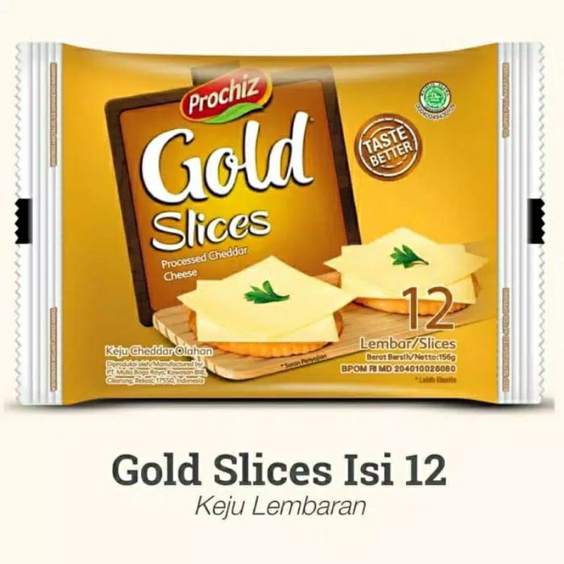 

Best Seller Prochiz Gold Slice 12s Termurah