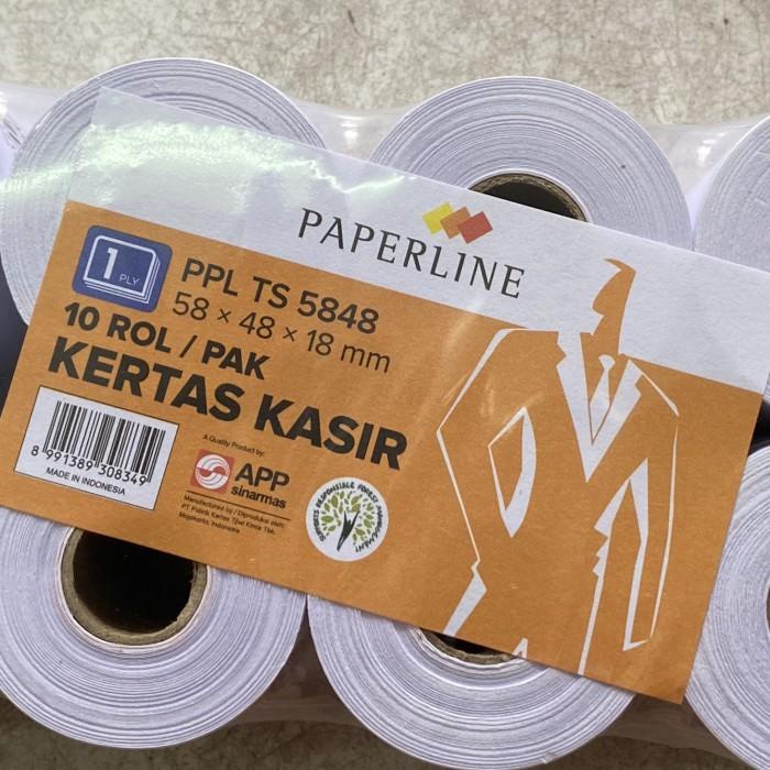 

Kertas | Kertas Kasir/Struk Hvs 58X48X12 Mm Paperline