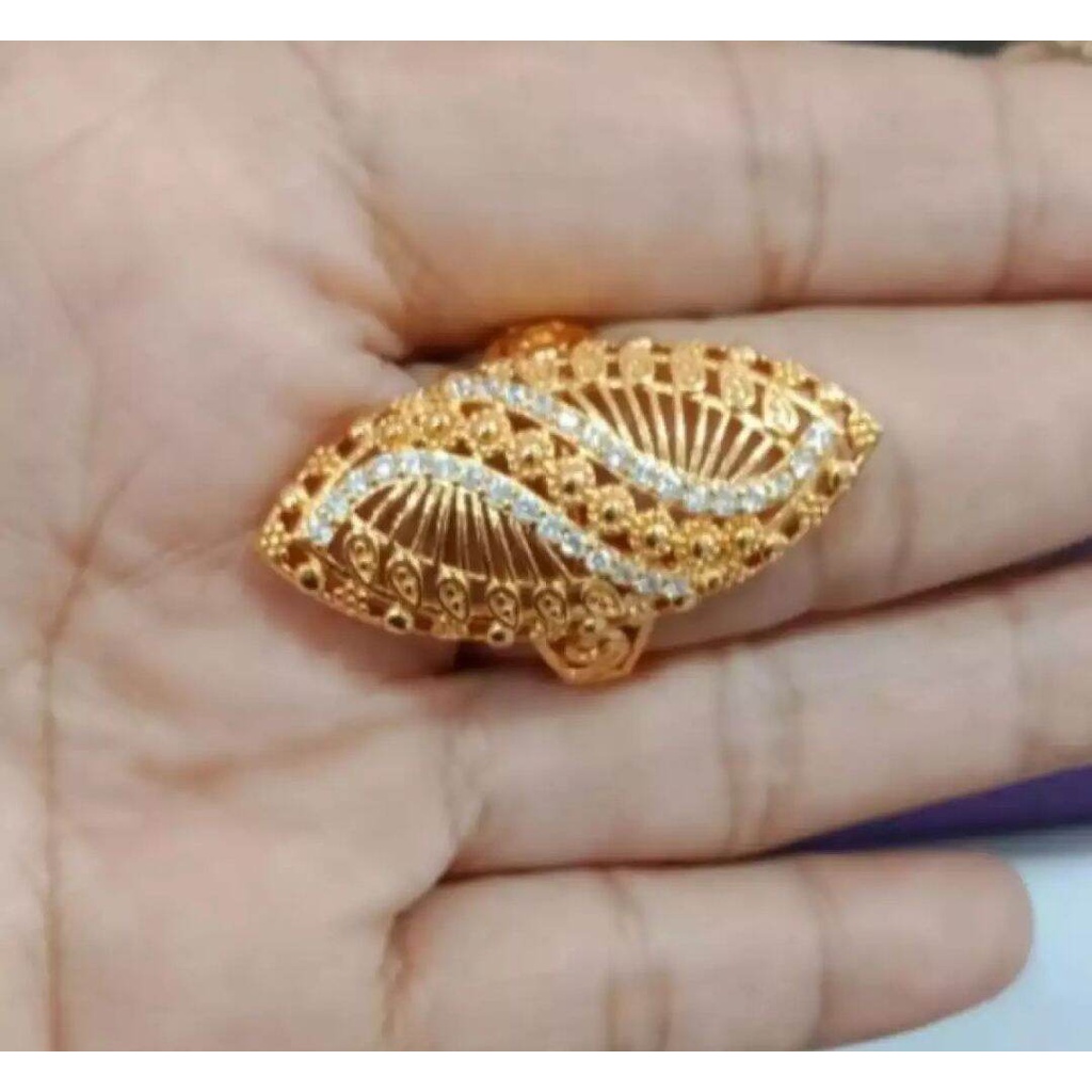 CINCIN DUBAI PERMATA LAPIS EMAS 24K ANTI KARAT