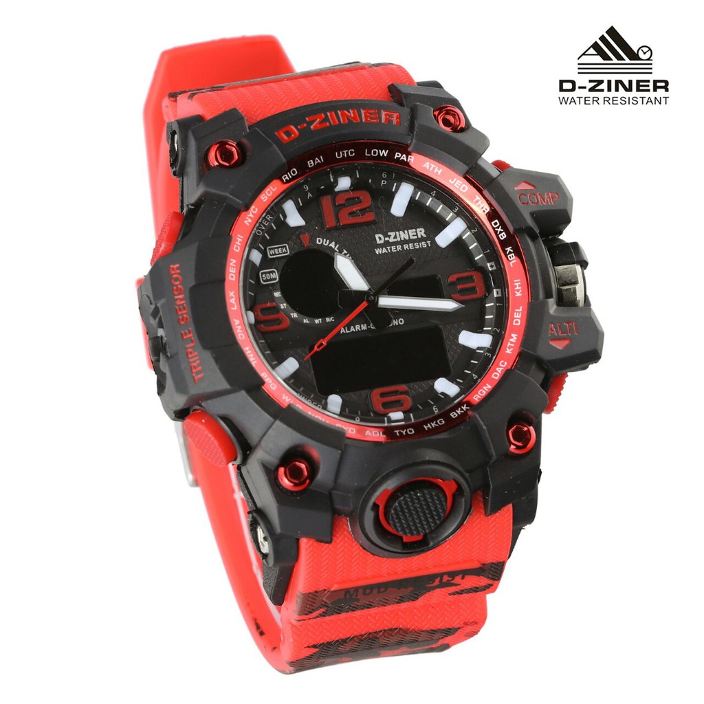 LIMITED EDITION  JAM TANGAN PRIA D-ZINER 8119 LORENG ORI
