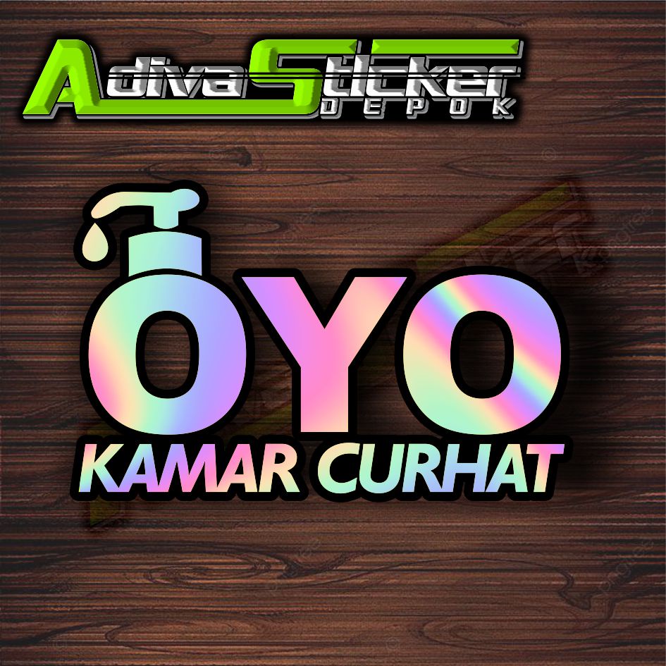 STIKER OYO KAMAR CURHAT