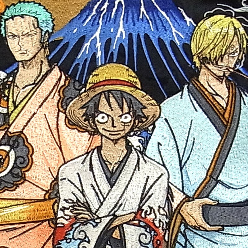 Yokosuka One Piece Luffy Zoro Sanji Samurai sukajan jaket