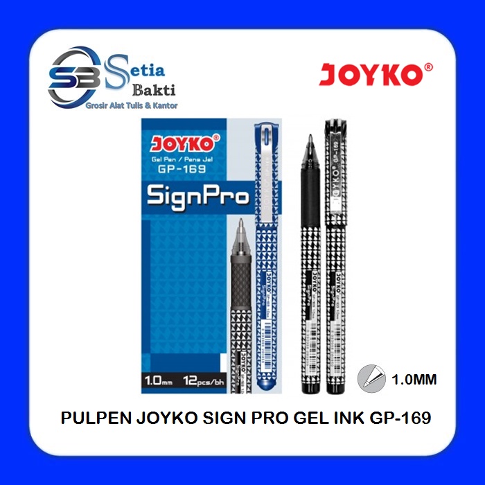 

JOYKO SIGN PRO Pulpen Gel GP 169 1.0 mm - 1 Pcs