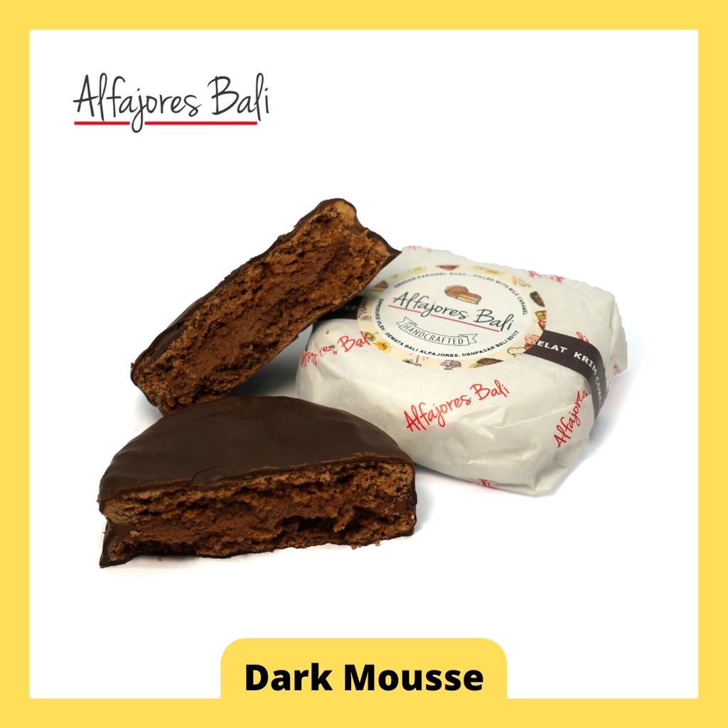 

Alfajores 72% dark Chocolate Mousse