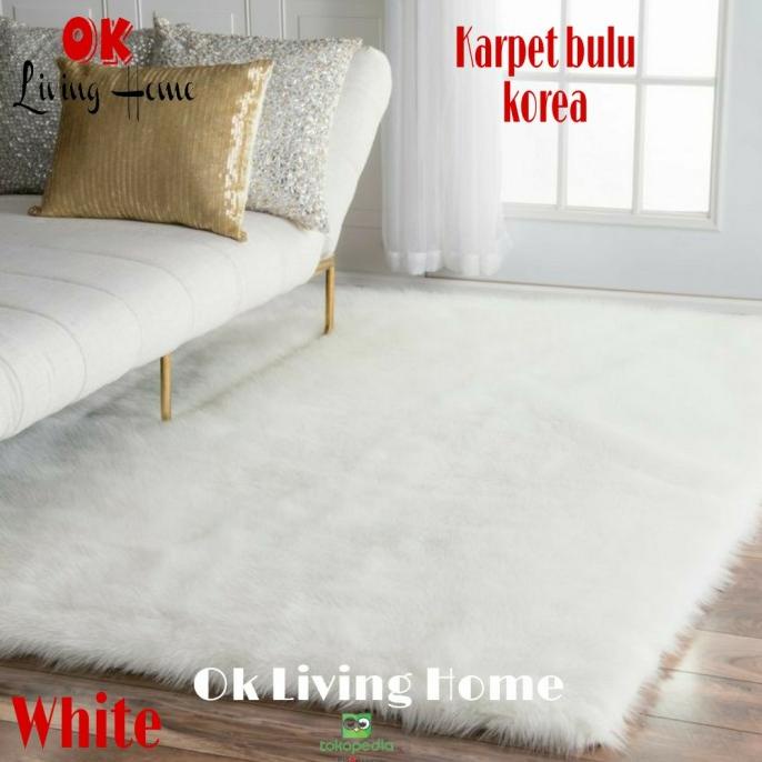 Karpet bulu, karpet bulu korea, karpet bulu halus, karpet bulu premium