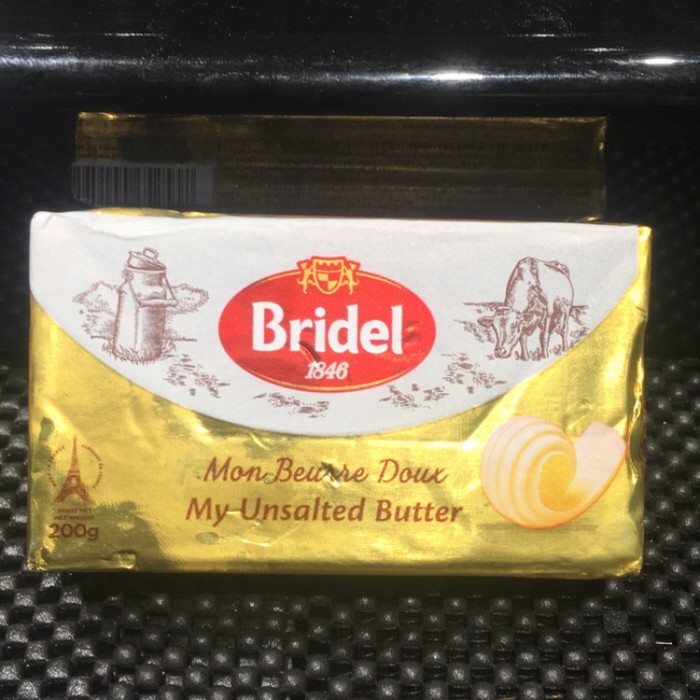 

BRIDEL UNSALTED BUTTER 82% FAT 200GR PACK