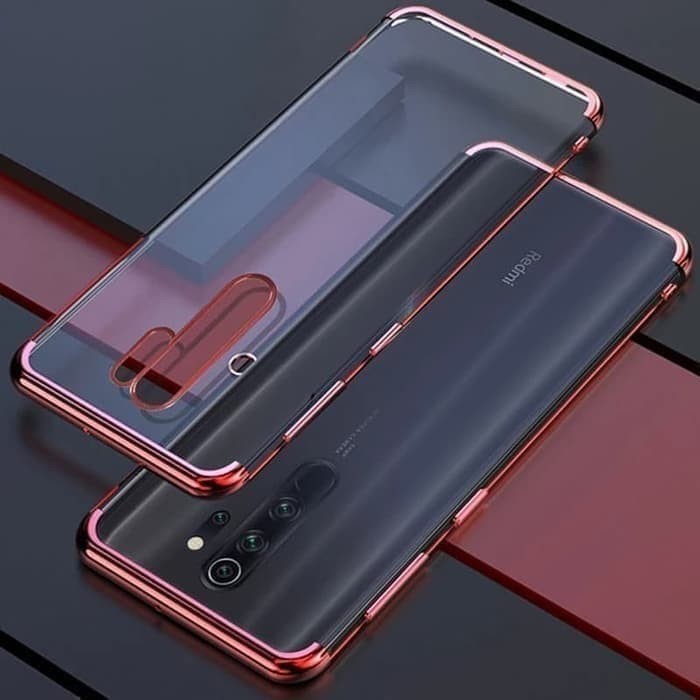 Shining Chrome Tpu Case Clear Silicone Case XiaomI Redmi Note 8 - SC