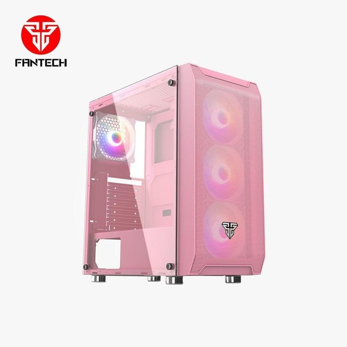 PC CASE GAMING FANTECH AERO CG80 - Hitam