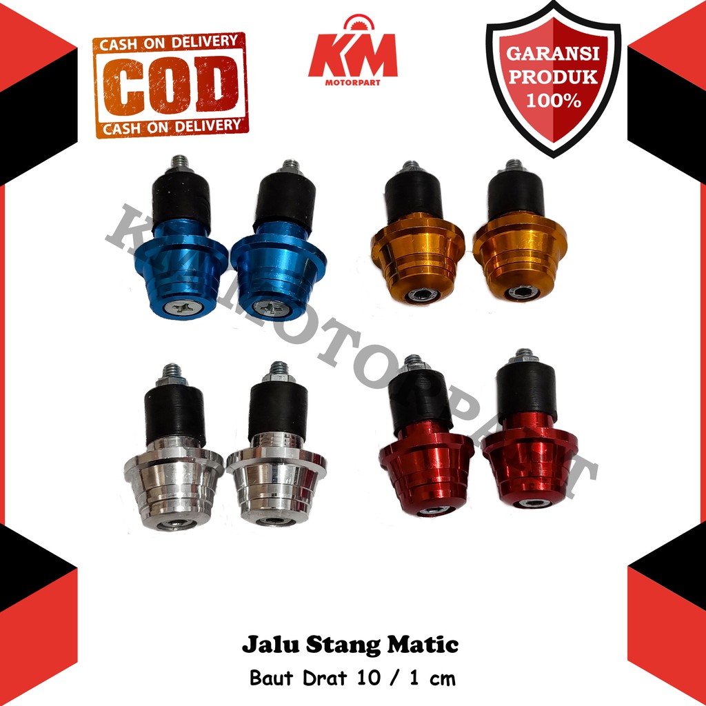 Jalu Stang Bandul Stang Matic Universal Semua Motor Drat 10 - Variasi Beat NmAX Vario Supra Vega