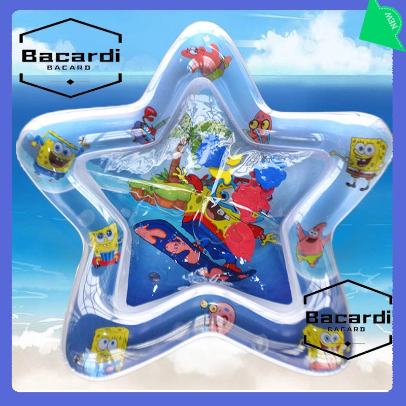 Matras air bermain main bayi anak Baby Kids Water Play Mat playmat Mainan edukatif edukasi-termurah/ Baby Water Play Mat Inflatable For Infants Toddlers Fun Tummy Time Play Activity/mainan sensory bayi