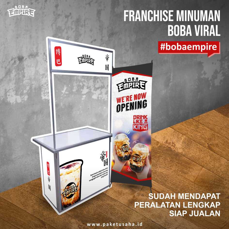 Promo Paket Franchise Boba Kekinian Sudah Lengkap Siap Jualan Shopee Indonesia