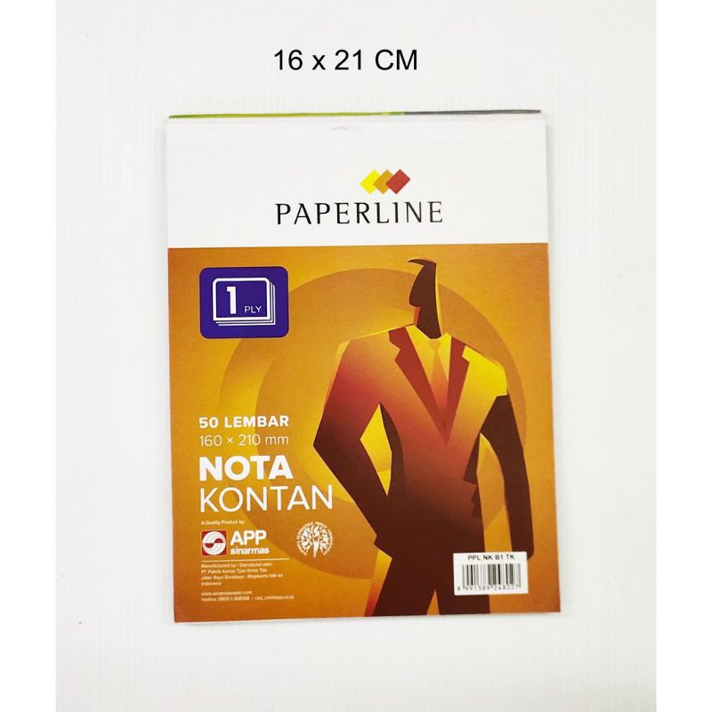 

NOTA Kontan Besar/ B1 Paperline ISI 10 BUKU(PerPak)