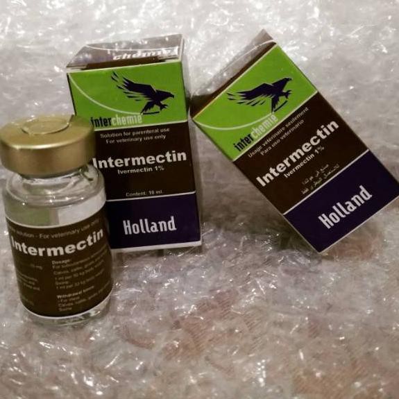 Pasti Murah IG0 Intermectin injeksi 10ml obat anti parasit obat cacing untuk hewan ternak sapi kambi