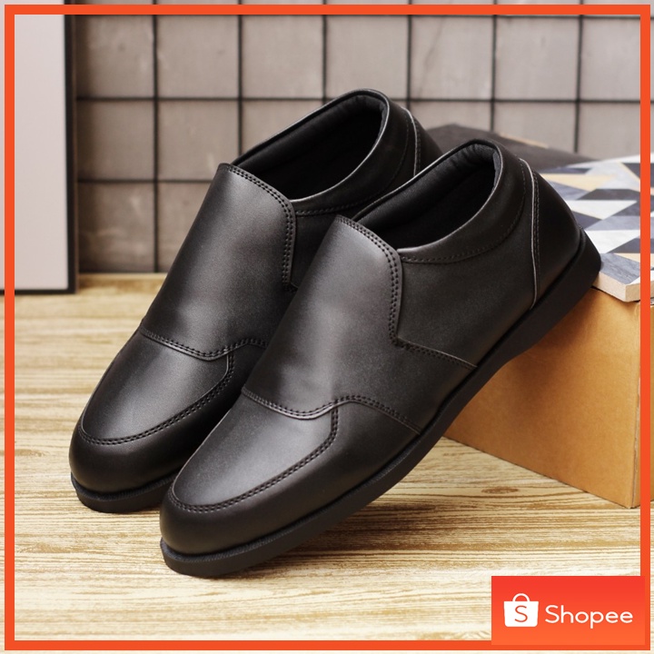 SAMUEL BLACK - Sepatu Loafers Pria Kulit Kasual Klasik Formal Kerja Kuliah Pria/Cowok - Loafer