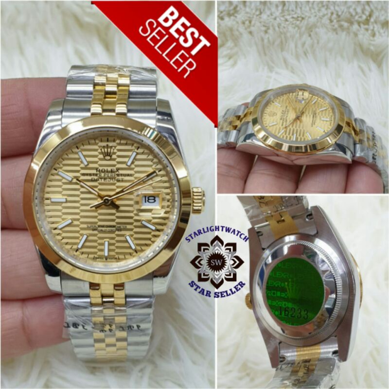 jam tangan pria rolex datejust automatic kualitas original