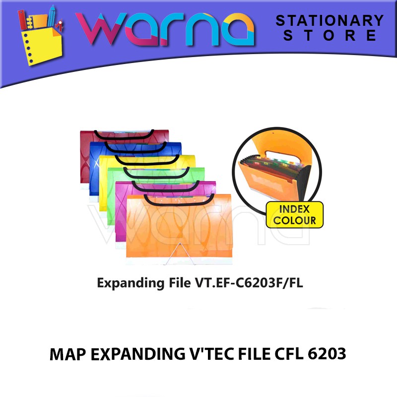 

MAP EXPANDING FILE MAP SEKAT FOLIO V'TEC CFL 6203