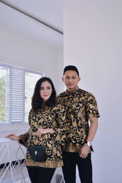 Couple Batik prada bakung ORI ready M L XL XXL seragam