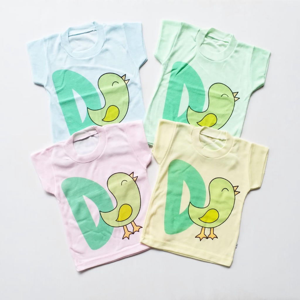 LittleAaron KAOS OBLONG SETALI ANAK kaos oblong anak laki2 dan perempuan newborn-3thn