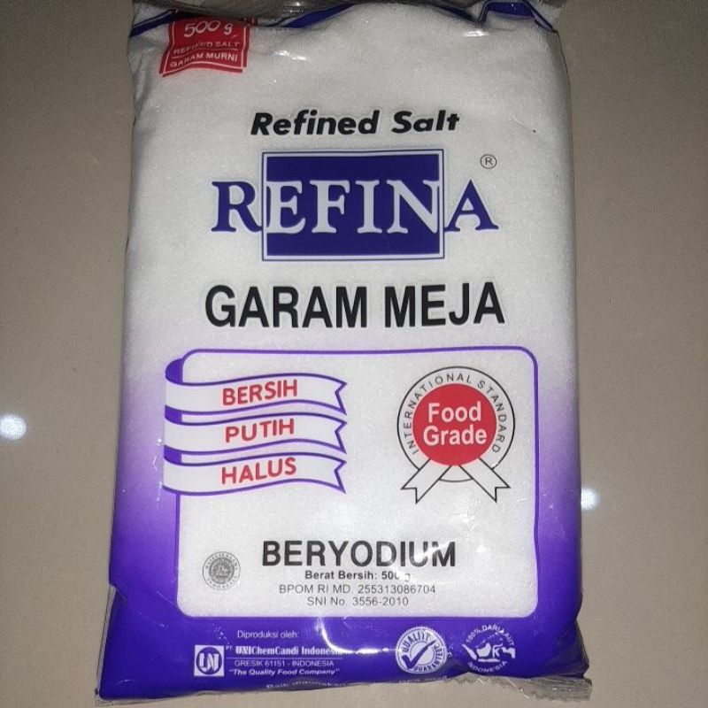 

Garam Refina/Refined Salt 500gr BPOM