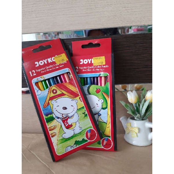 

JOYKO COLOURS PENCILS 12 CP-12PB / PENSIL WARNA JOYKO ISI 12 PANJANG KUALITAS SUPER