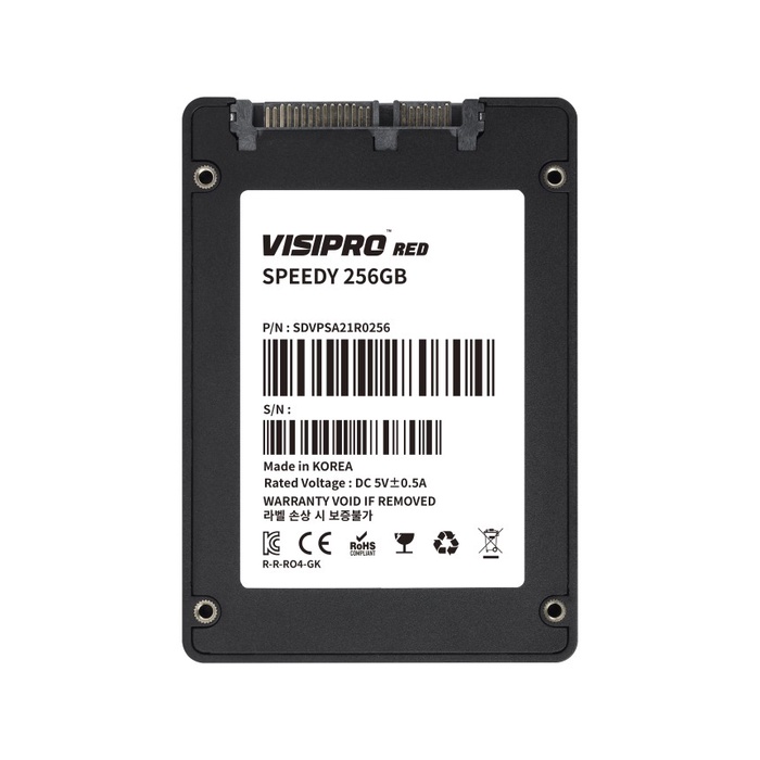 Visipro Red SSD Speedy Series 256GB - Made in Korea - Garansi 3 Tahun
