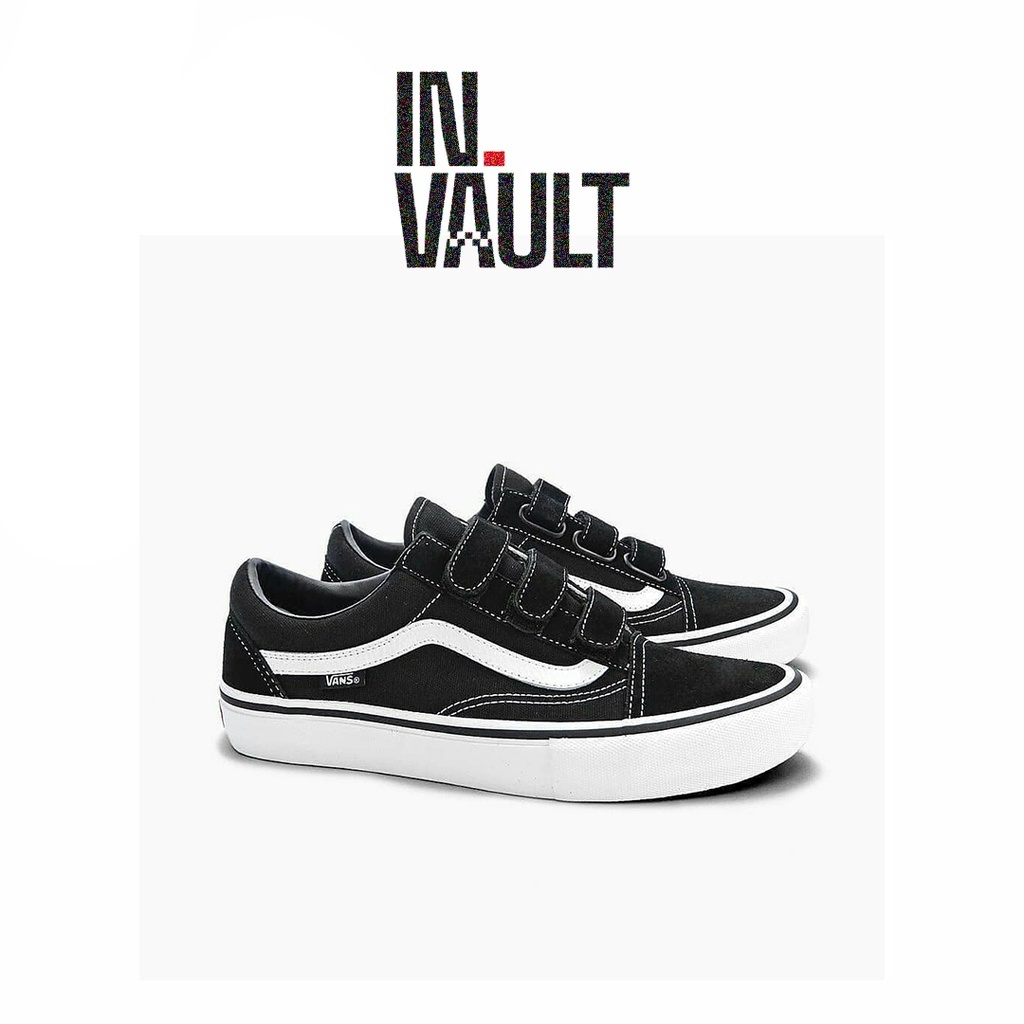 Vans Oldskool 'Velcro Pro Black White'