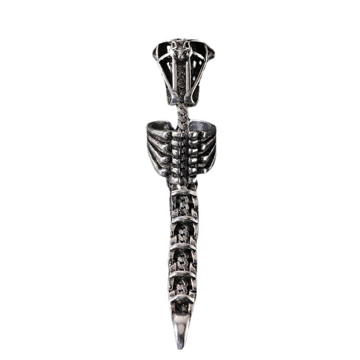 Cincin Kalajengking Cincin Scorpion Gaya Vintage Punk Gothic Rock - #1